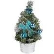 choinka classic mini ozdobiona turkusowa czakos 20 cm