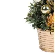 choinka classic mini ozdobiona zlota akces 20 cm