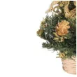 choinka classic mini ozdobiona zlota akces 25 cm