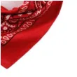 chusta kowbojska bandana czerwona kraszek