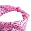 chusta kowbojska bandana rozowy partytino