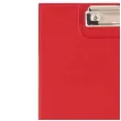 clipboard podkladka a4 z klipem zamykana czerwona d rect