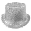 cylinder srebrny