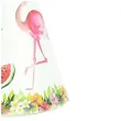 czapeczki flamingi z kwiatami bialy partypal 6 szt