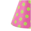 czapeczki kropeczki blekitne rozowy ciemny partydeco 16 cm 6 szt