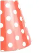 czapeczki kropeczki czerwone partypal 6 szt