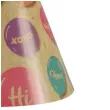 czapeczki papierowe baloniki slowa mix arpex 16 cm 6 szt