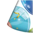 czapeczki papierowe balony sparkling balloons procos 6 szt