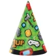 czapeczki papierowe gaming party creative convering 8 szt