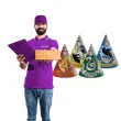 czapeczki papierowe harry potter hogwart procos 6 szt