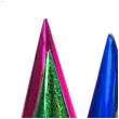 czapeczki papierowe holograficzne mix partydeco 20 szt