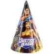 czapeczki papierowe justice league party factory 10 szt