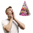 czapeczki papierowe lol suprise brokat procos 6 szt