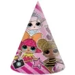 czapeczki papierowe lol suprise brokat procos 6 szt