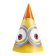 czapeczki papierowe minionki 6 szt