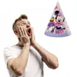 czapeczki papierowe myszka minnie rozowe 6 szt