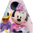 czapeczki papierowe myszka minnie rozowe 6 szt