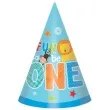 czapeczki papierowe one wild boy 15 cm 8 szt