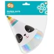czapeczki papierowe panda z uszami godan 6 szt