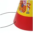 czapeczki papierowe panstwa swiata hiszpania na mecz dzien jezykow swieto flaga 3 szt