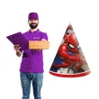 czapeczki papierowe spiderman crime fighter procos 6 szt