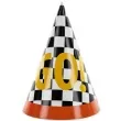 czapeczki papierowe szachownica go partydeco 6 szt