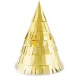 czapeczki papierowe zlote party godan 6 szt