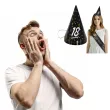 czapeczki urodzinowe 18 urodziny glamour birthday 3 szt