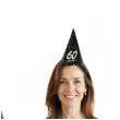 czapeczki urodzinowe 60 urodziny glamour birthday 3 szt