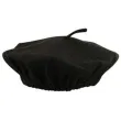 czapka beret francuski czarna kraszek