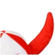 czapka kibic wiking z rogami bialo czerwony arpex