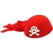 czapka pirat bandana czerwony arpex