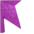 czubek choinkowy fioletowa gwiazda arpex 14 cm