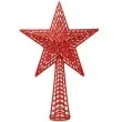 czubek choinkowy gwiazda czerwona guirca 37 cm