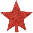 czubek choinkowy gwiazda czerwony arpex 14 cm