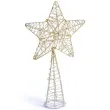 czubek choinkowy gwiazda metalowa zloty arpex 27 cm