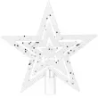 czubek choinkowy gwiazda swiateczna bialy arpex 20 cm