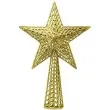 czubek choinkowy gwiazda zlota guirca 27 cm