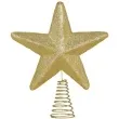 czubek choinkowy gwiazda zloty guirca 19 cm