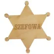 decoupage odznaka szefowa nr do008 drewno