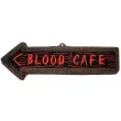 dekoracja 3d blood cafe strzalka 57 x 17 cm