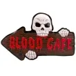 dekoracja 3d blood cafe strzalka folat 52 x 33 cm
