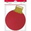 dekoracja bombki czerwone piankowa titanum 4 szt