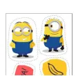 dekoracja cukiernicza minionki dekora 11 szt