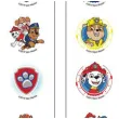 dekoracja cukiernicza paw patrol krazki dekora 16 szt