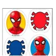 dekoracja cukiernicza spiderman dekora 12 szt
