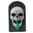 dekoracja czaszka dzwonek guirca 20x11 cm