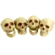 dekoracja czaszki smiffys 12 cm 4 szt