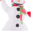dekoracja dmuchana sniezny balwan led funny fashion 120 cm