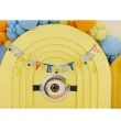 dekoracja do powieszania na urodziny baner girlanda happy birthday minionki 153 cm diy